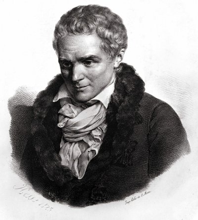 Jean-Jacques Rousseau (1712-1778), French-speaking Geneva writer and philosopher. av Unknown artist