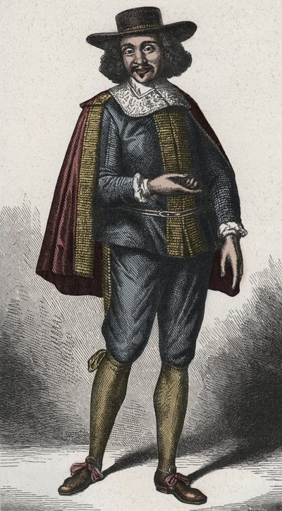 Jean Baptiste Poquelin Moliere 1622-1673 - (Jean-Baptiste Poquelin av Unknown artist