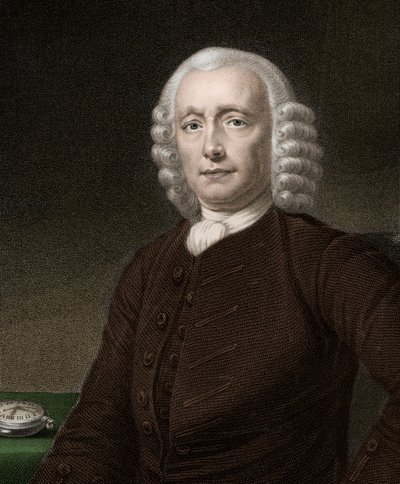John Harrison 1693-1776 - gravering - 1800-tallet av Unknown artist
