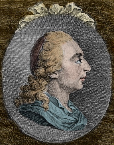 Joseph Freiherr von Sonnenfels (1732-1817) østerriksk og tysk jurist og romanforfattergravering - Joseph von Sonnenfels østerriksk jurist og forfatter av Unknown artist