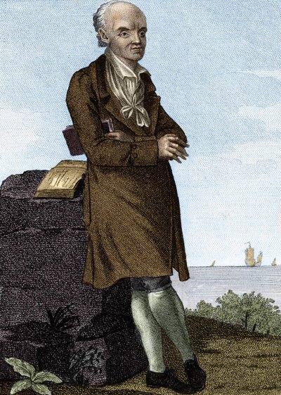 Joseph Jerome Lefrançois de Lalande, French Astronomer (1732-1807). av Unknown artist