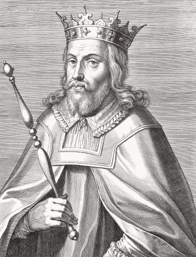Kong Duarte I av Portugal. Edward I. Portrett. av Unknown artist