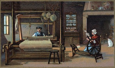 Late 19th century chromolithography av Unknown artist