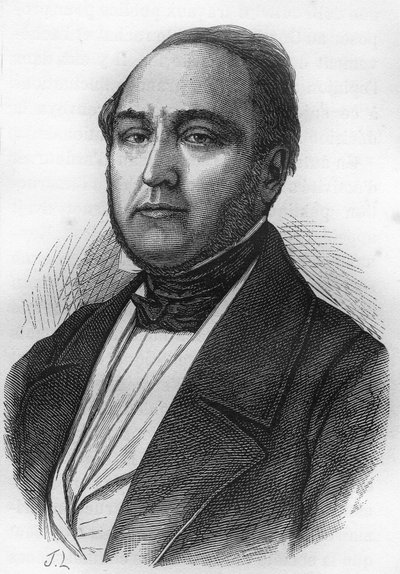 Lazare Hippolyte Carnot (1801–1888), fransk politiker. av Unknown artist