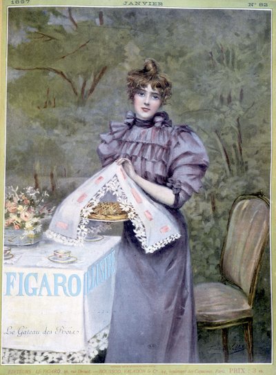 Kongekaken av Frédéric Vallet - i ""Figaro Illustré"", januar 1897 av Unknown artist