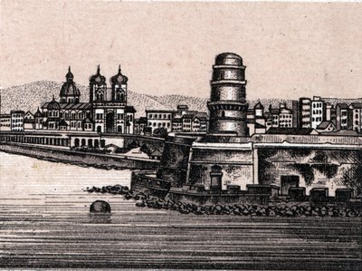 Le fort saint Jean a Marseille in “The world illustrates 168 views”” Undated (late 19th century) av Unknown artist