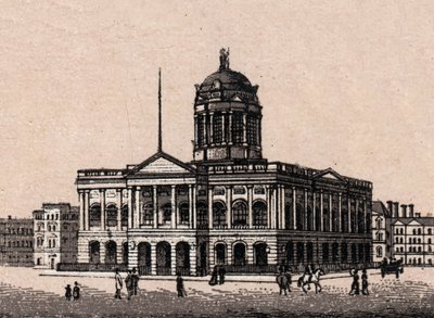 Liverpool, England: view of Town Hall. in “” The world illustrates 168 views”” Undated (late 19th century) av Unknown artist
