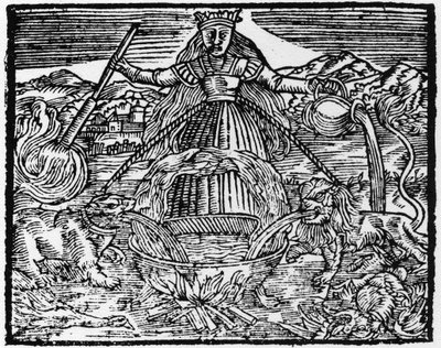 Alkymistenes universelle verk - Gravering fra 1659 i "L