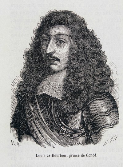 Louis II av Bourbon, Prince of Conde (Bourbon-Conde), kjent som Le Grand Conde (1621-1686). av Unknown artist