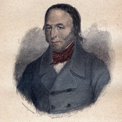 Louis Marie de Lahaye baron deretter Viscount de Cormenin (1788 1868) fransk jurist og politisk brosjyre, gravering av Unknown artist