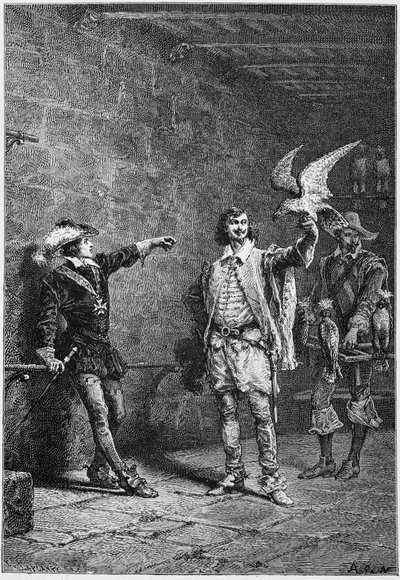 Louis XIII på seksten år gammel, og hans favoritt Albert de Luynes - i "Histoire de France"" fra de fjerneste tider til 1789" av M. Guizot av Unknown artist