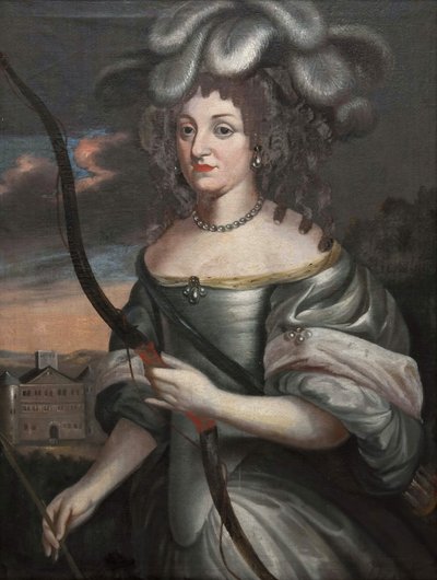 Louise Elisabeth de Courlande - hertuginne Louise Elisabeth av Courland (1646-1690), Landgravine av Hessen-Homburg, Anonym . Olje på lerret, andre halvdel av 1600-tallet. Nationalmuseum Stockholm av Unknown artist