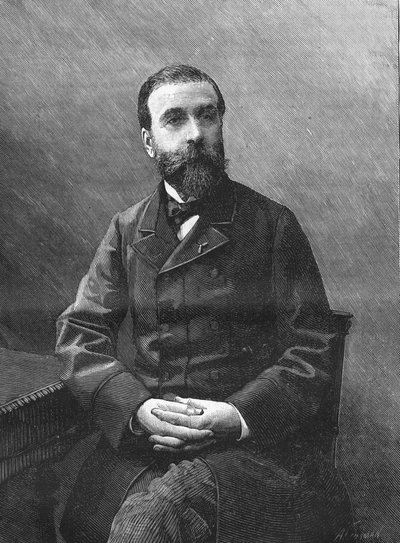 Ludovic Halévy. french writer 1834-1908 av Unknown artist