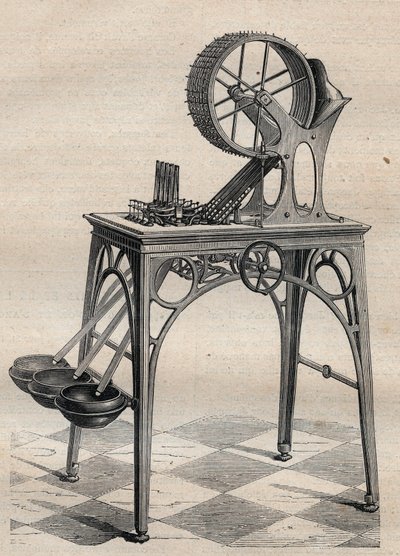 Machine of Louis-Joseph (Louis Joseph) Deleuil (1795-1862) for the verification of gold coins av Unknown artist