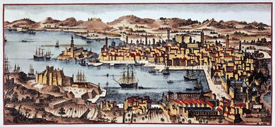 Marseille i 1680 - B.N. av Unknown artist