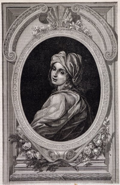 Medaljongportrett av pave Jeanne - i "Histoire des popes"" av Maurice Lachatre av Unknown artist