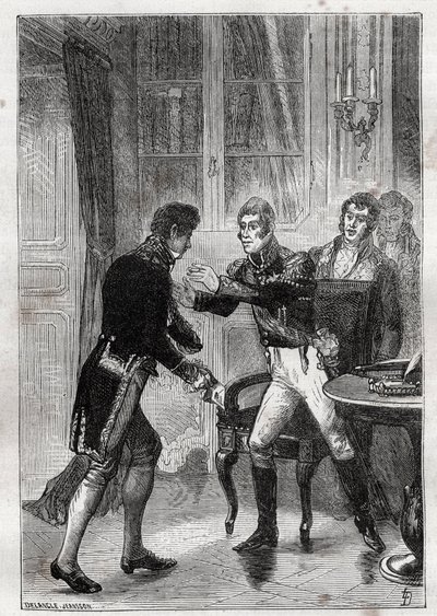 Møte mellom Charles Lemercier de Longpre (1778-1854), Baron d