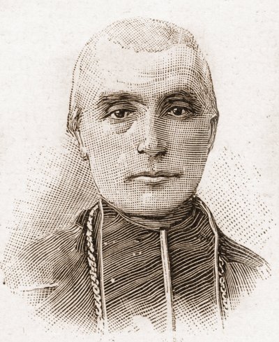Medlemmer av Academy Francaise i 1895: portrett av kardinal Adolphe Perraud (1828-1906), fransk eveque og historiker. av Unknown artist
