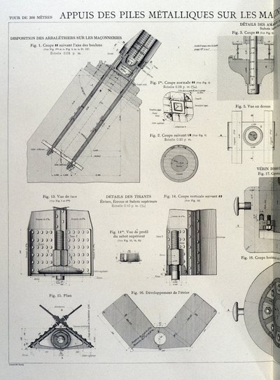 Metallhauger av Eiffeltårnet - industriell design av Unknown artist