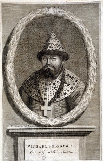 Michael Federowits, tsar eller storhertug av Moskva. av Unknown artist