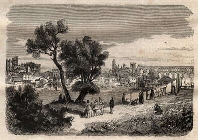 Montpellier in the 19th century - Montpellier au 19th century - av Unknown artist