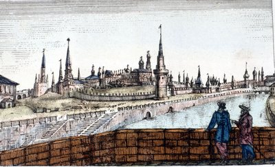 Moskva, Moskva. Gravering av Unknown artist