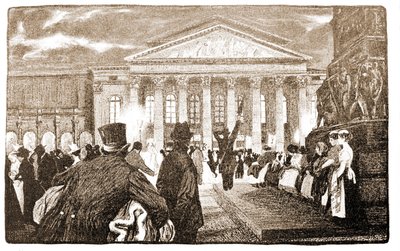 München teater, Hoftheater. 1800-tallet. av Unknown artist