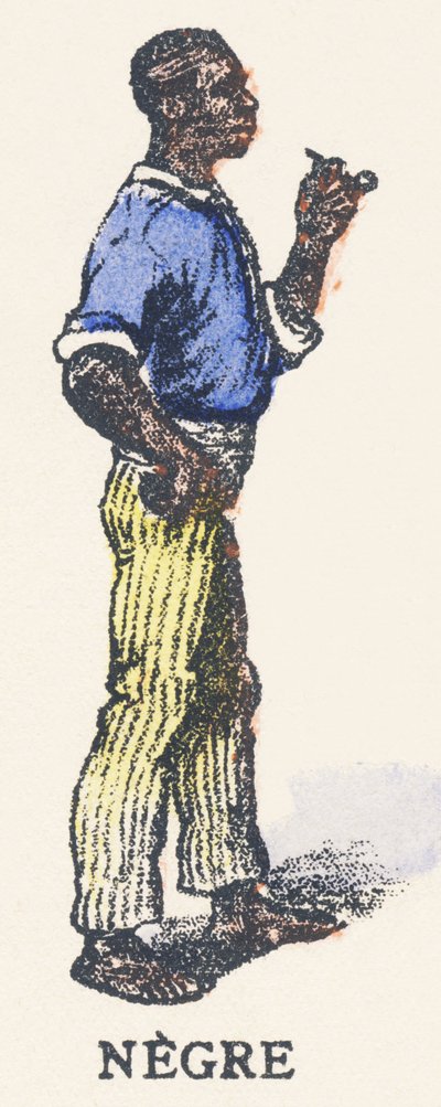 N: svart av Unknown artist