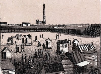 Oostende (Ostende), Belgia: utsikt over de østlige badene og havnen (havn, havn). i "" Verden illustrerer 168 visninger"" Udatert (slutten av 1800-tallet) av Unknown artist