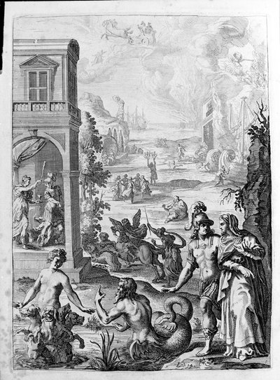 Ovid (Ovidius) - illustrasjon til bok 15 - (P. Ovids Metamorphoses of the Night av Unknown artist