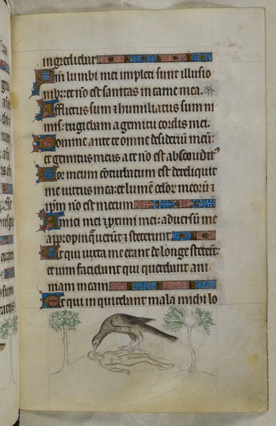 Side fra «The Queen Mary Psalter» av Unknown Artist