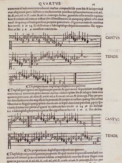 Siden hentet fra Franchino Gaffurios Practice of Music av Unknown artist