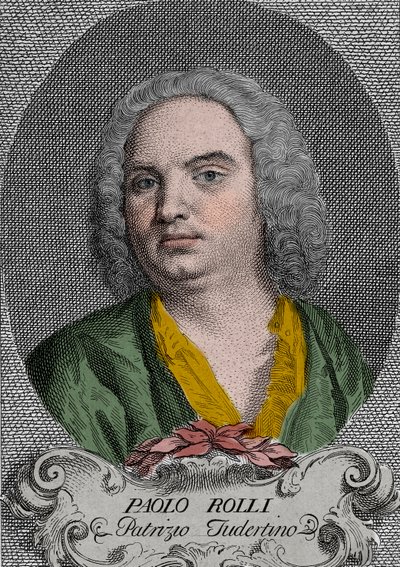 Paolo Antonio Rolli (1687-1765) poet and librettist of 18th century Italian opera - Portrait of Paolo Antonio Rolli (1687-1765), Italian poet av Unknown artist