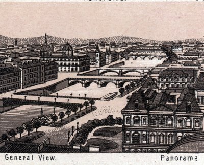 Paris, Frankrike: Generelt syn. i "" Verden illustrerer 168 visninger"" Udatert (slutten av 1800-tallet) av Unknown artist
