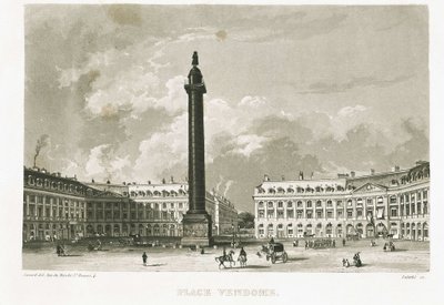 Paris. Place Vendôme av Unknown artist