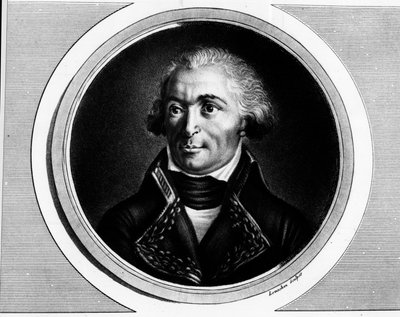 Portrett i full lengde av Charles Pichegru (1761-1804), øverstkommanderende for hærene i Norden, Sambre og Meuse, Rhinen og Mosel. gravering i ""Komplett samling av historiske bilder av den franske revolusjonen, i tre bind.""" 1804. av Unknown artist
