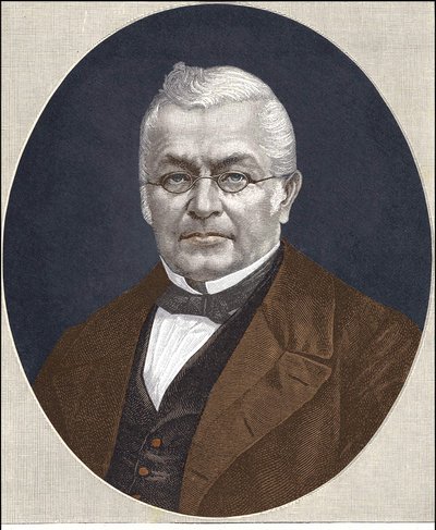 Portrait of Adolphe Thiers (1797 - 1877) - color print av Unknown artist
