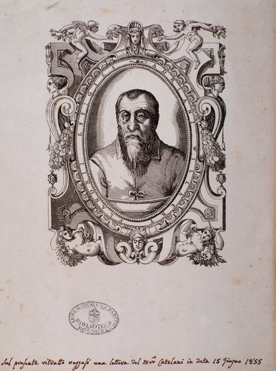 Portrett av Adrian Willaert (tresnitt) av Unknown artist