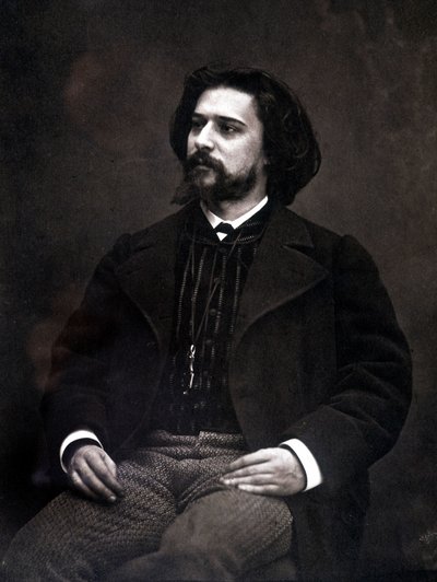 Portrett av Alphonse Daudet ung av Unknown artist
