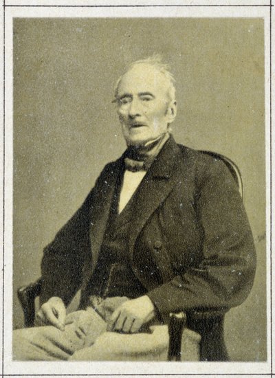 Portrett av Alphonse de Lamartine (1790 - 1869) i 1867 av Unknown artist