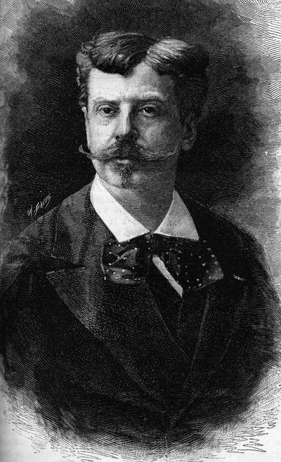 Portrett av Alphonse de Neuville, fransk maler. (1835–1885) av Unknown artist