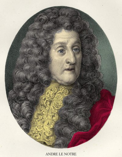Portrait of André Le Nôtre (Lenotre av Unknown artist