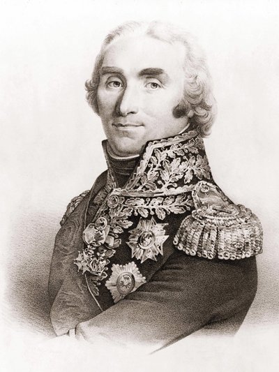 Portrait of André Massena (1756 - 1817), Marshal of France. av Unknown artist