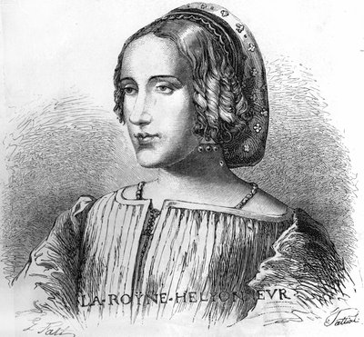Portrett av Anne de Boleyn (Anna eller Ann Bolin og Anne Bullen av Unknown artist