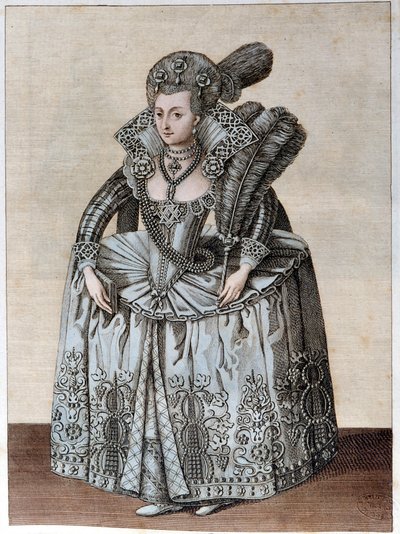Portrett av Anne av Danmarks dronning av England (København av Unknown artist