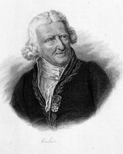 Portrett av Antoine Augustin Parmentier - i "" Portretter av nyttige menn"" av Unknown artist