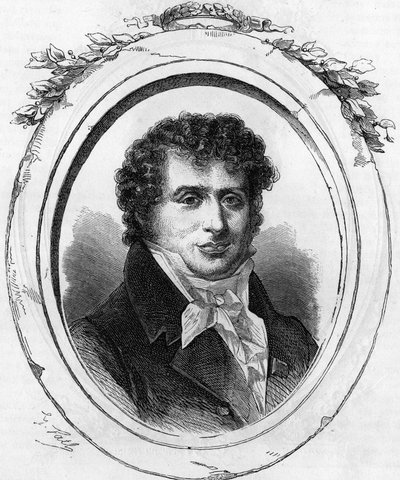 Portrait of Antoine Desaugiers (1772-1827), French songwriter. av Unknown artist