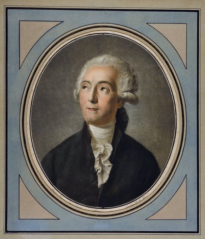 Portrett av Antoine Laurent de Lavoisier (1743-1794), fransk kjemiker. av Unknown artist