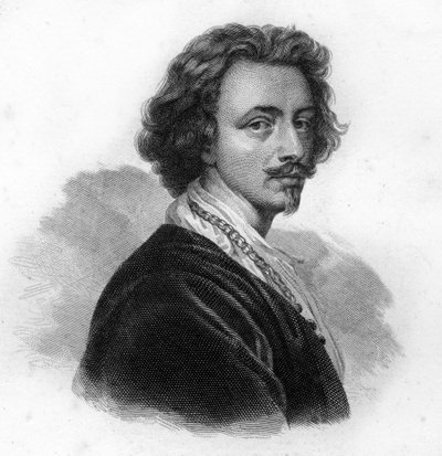 Portrett av Anton (Antoon eller Anthony) van Dyck, flamsk maler og gravør (1599-1641) av Unknown artist