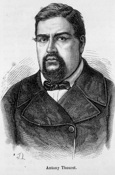 Portrait of Antony Thouret av Unknown artist